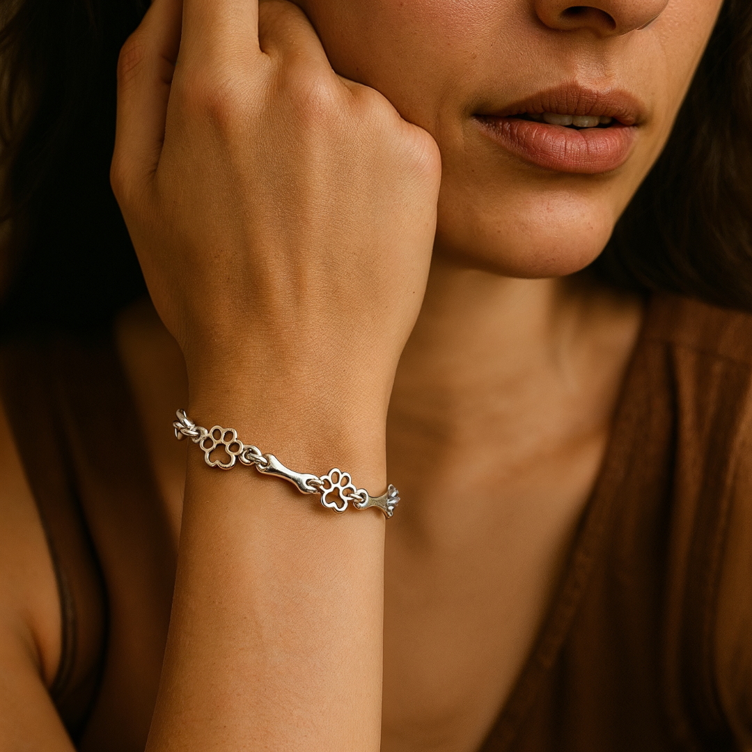 Hundepote armbånd, stilfullt og kjærlig