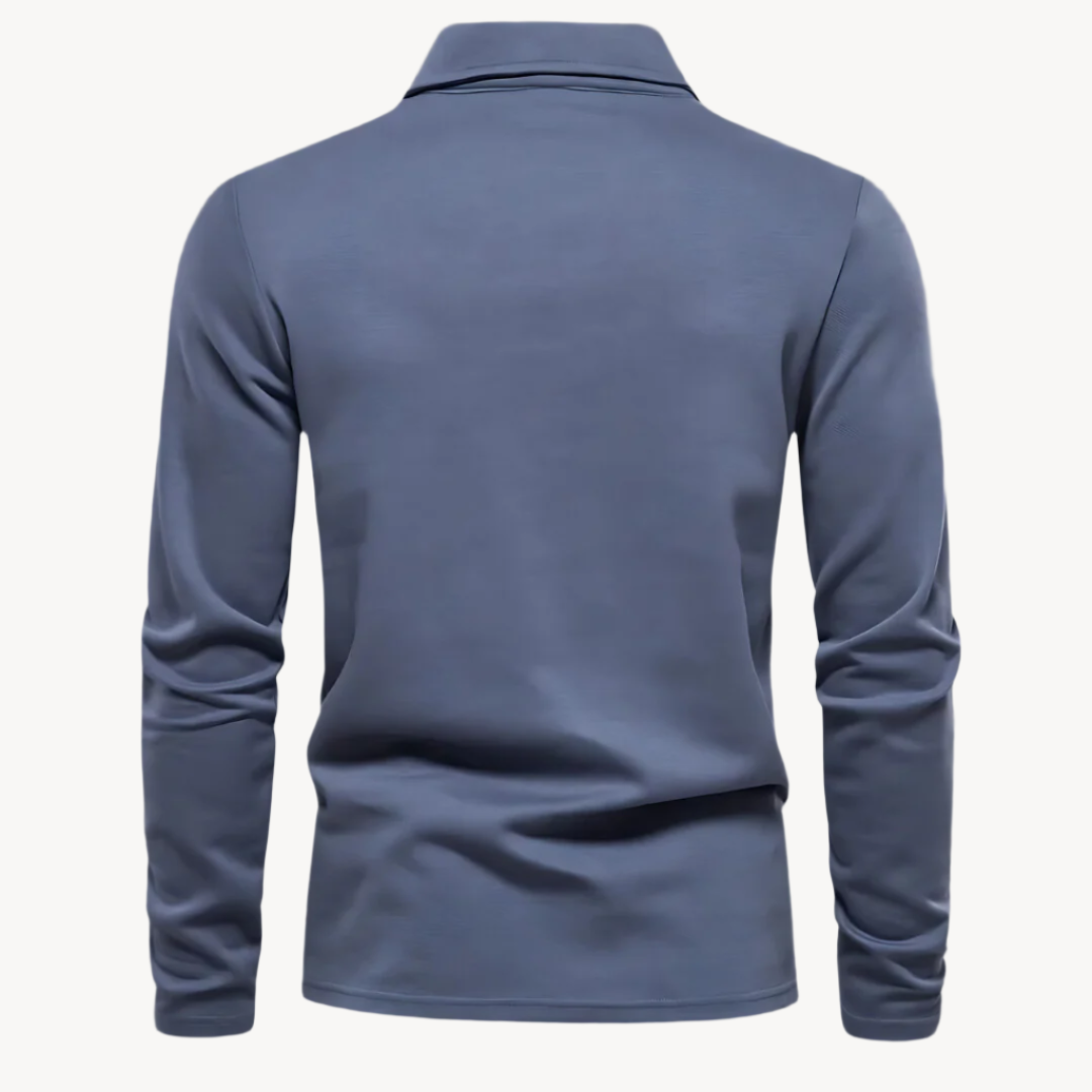 Elegant herre bomull polo-skjorte for høy kvalitet komfort