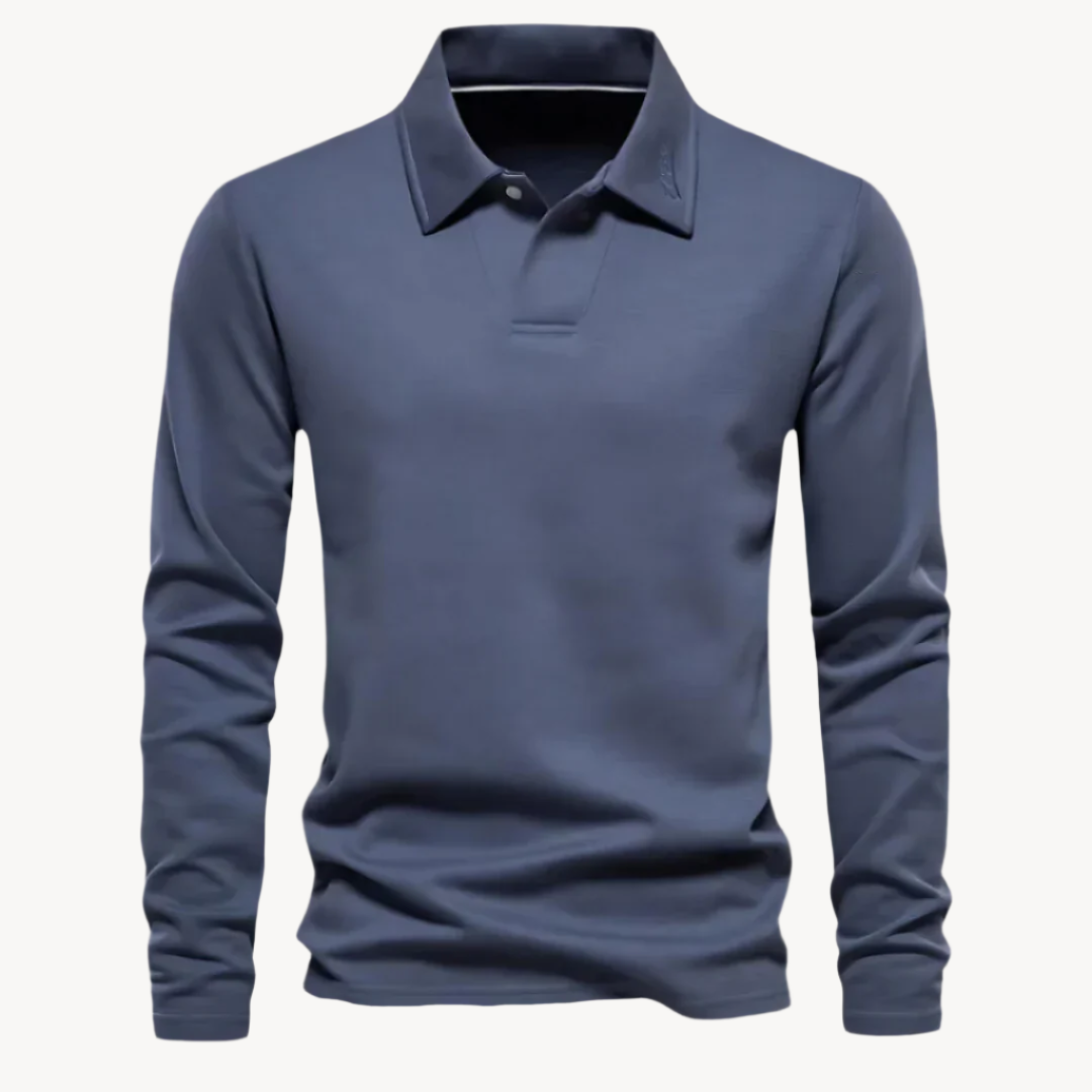 Elegant herre bomull polo-skjorte for høy kvalitet komfort