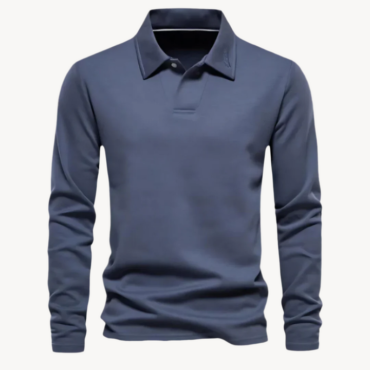 Elegant herre bomull polo-skjorte for høy kvalitet komfort