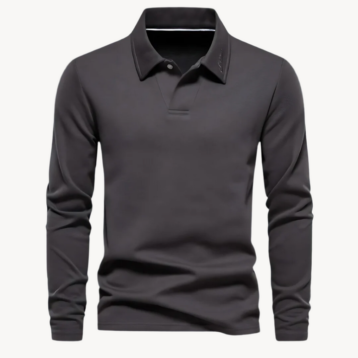 Elegant herre bomull polo-skjorte for høy kvalitet komfort