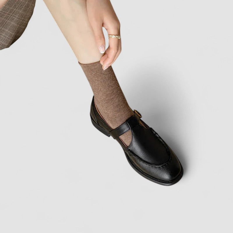 AVERY™|ORTOPEDISKE MARY JANE - SANDALER MED KVADRATFOT