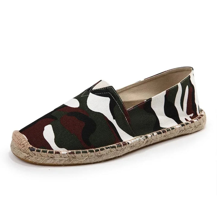 Elegant kanvas-espadriller