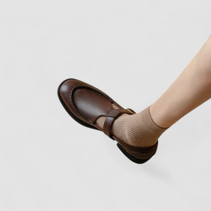 AVERY™|ORTOPEDISKE MARY JANE - SANDALER MED KVADRATFOT