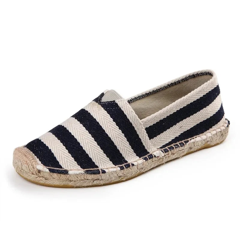 Elegant kanvas-espadriller