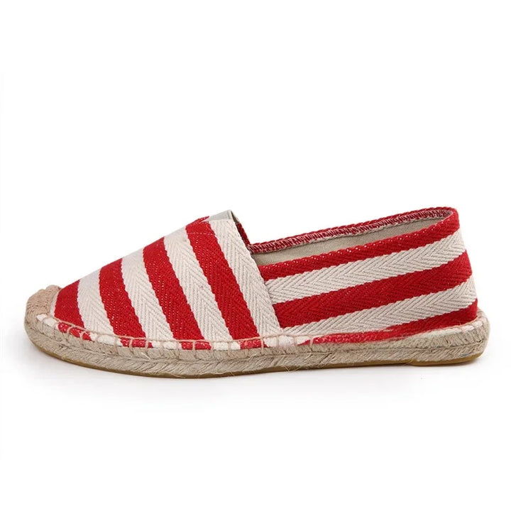 Elegant kanvas-espadriller