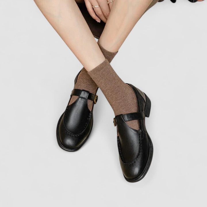 AVERY™|ORTOPEDISKE MARY JANE - SANDALER MED KVADRATFOT
