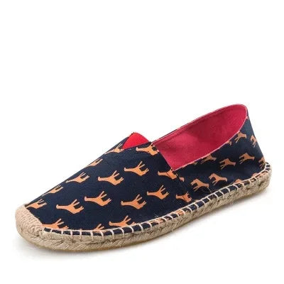 Elegant kanvas-espadriller