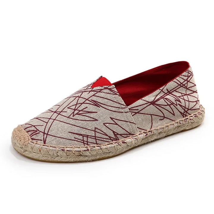 Elegant kanvas-espadriller