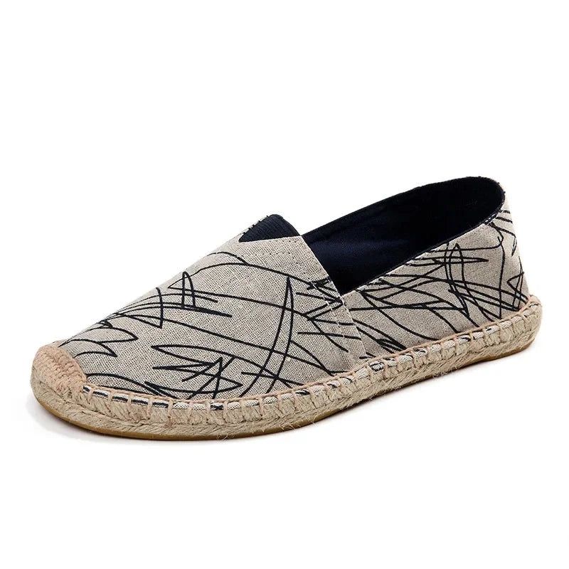 Elegant kanvas-espadriller