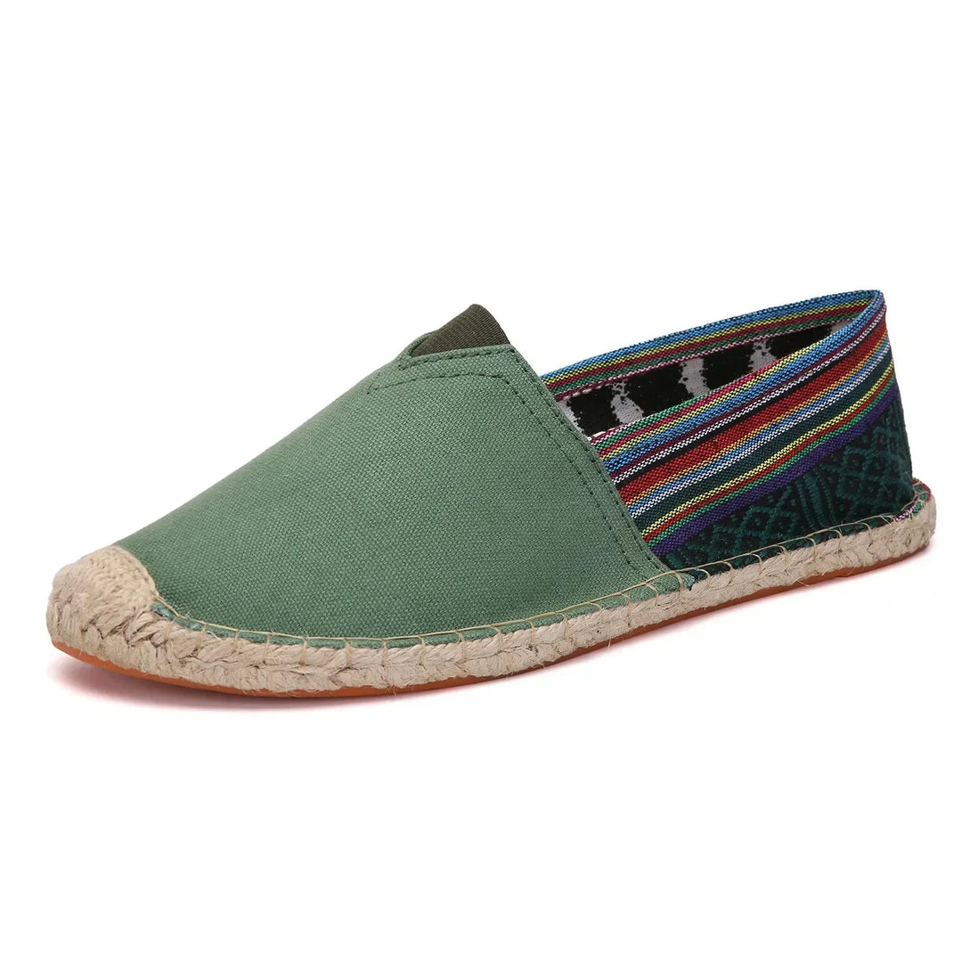 Elegant kanvas-espadriller