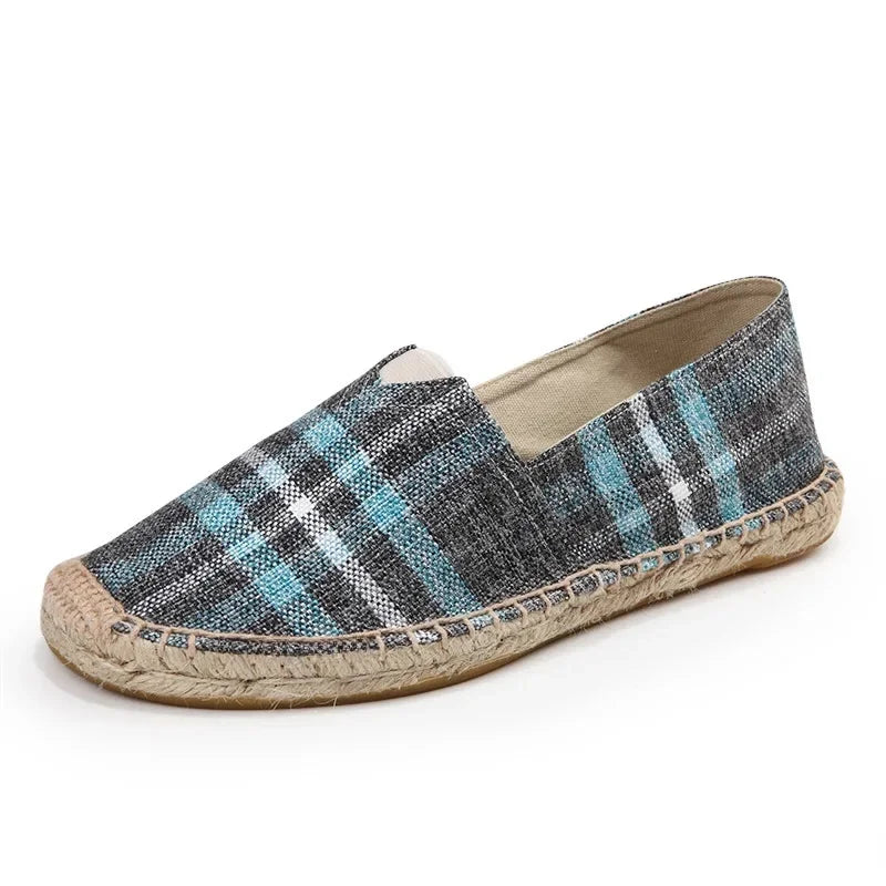 Elegant kanvas-espadriller