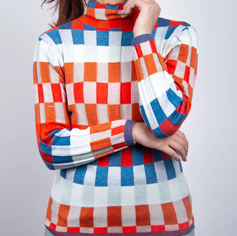 Erika - Patchwork pooltunika