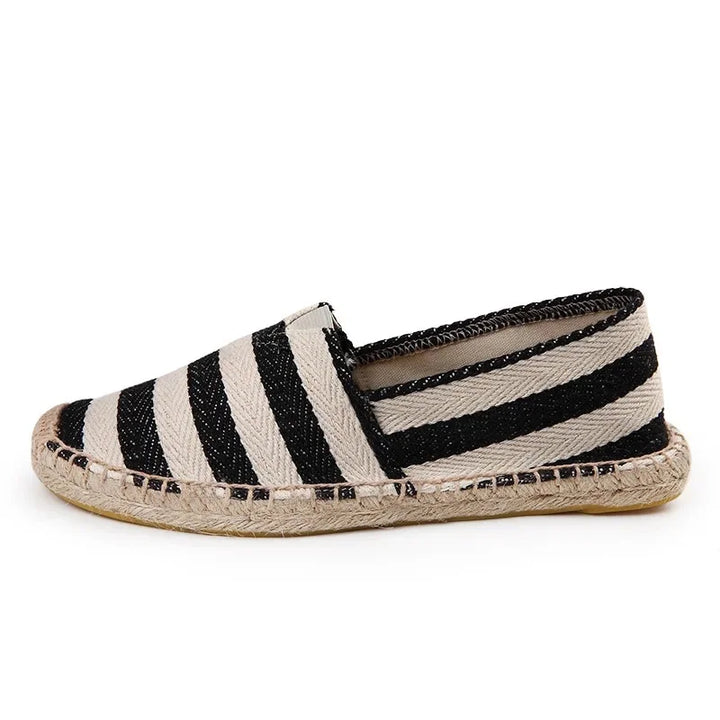 Elegant kanvas-espadriller