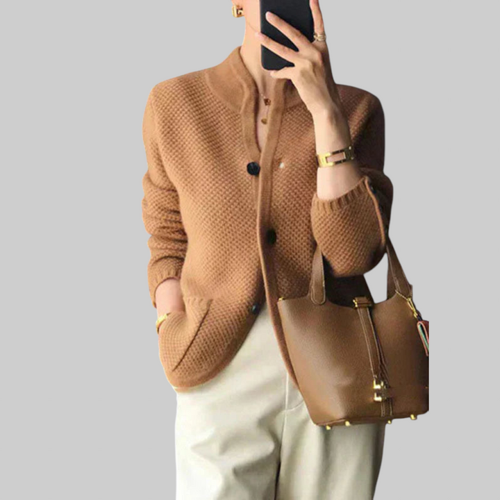 Claire | Kasmirblandet jakke med knapper