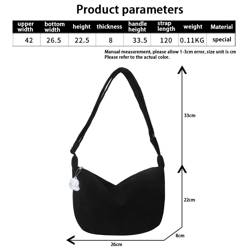 Cordura skuldervesker for kvinner
