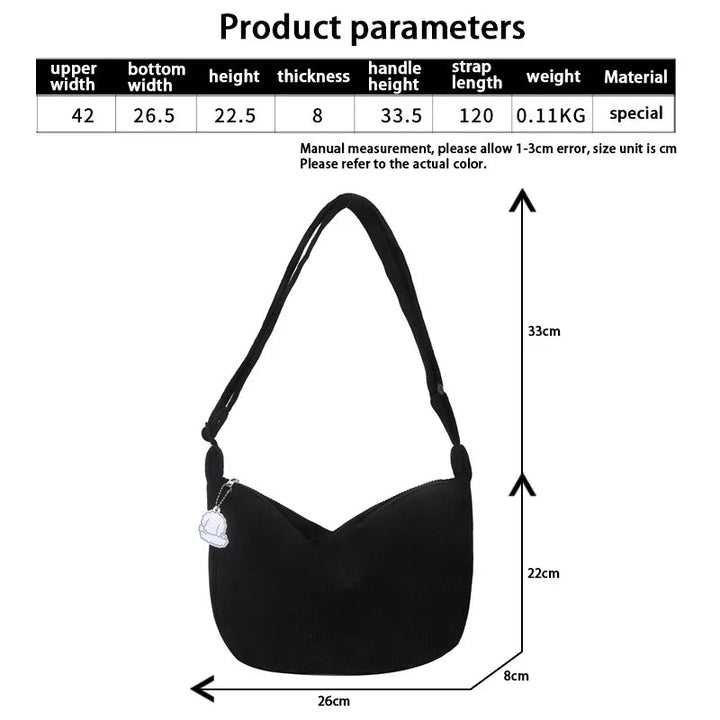 Cordura skuldervesker for kvinner