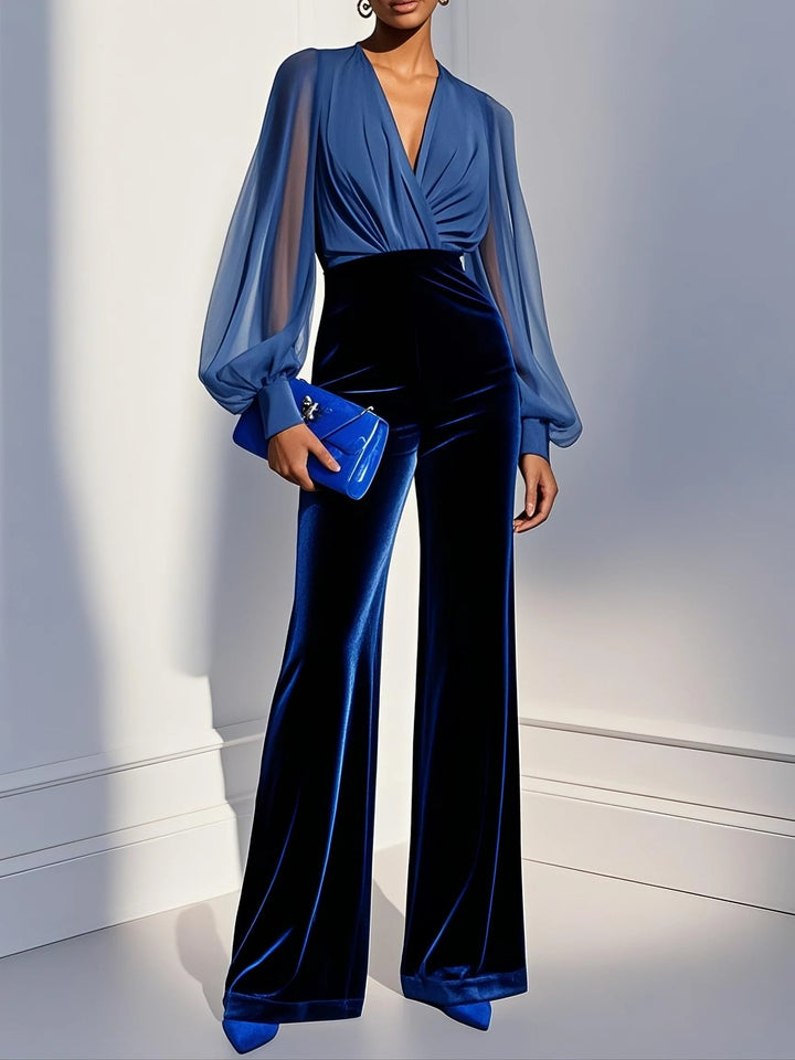 Maud™ - Stilig jumpsuit med V-hals