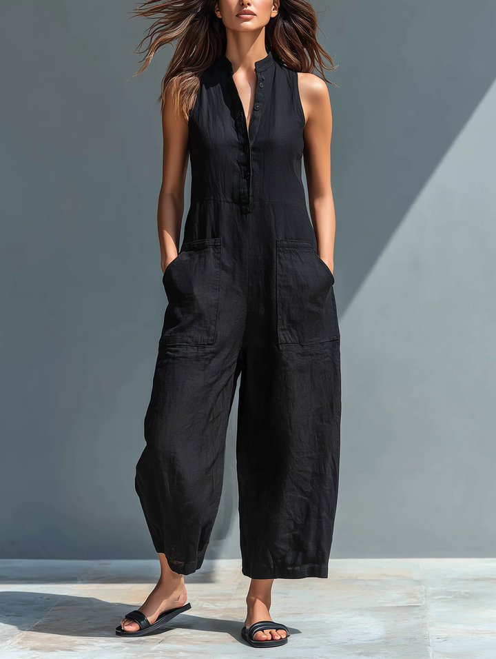 Lotte™ - Uten skulder minimalistisk jumpsuit