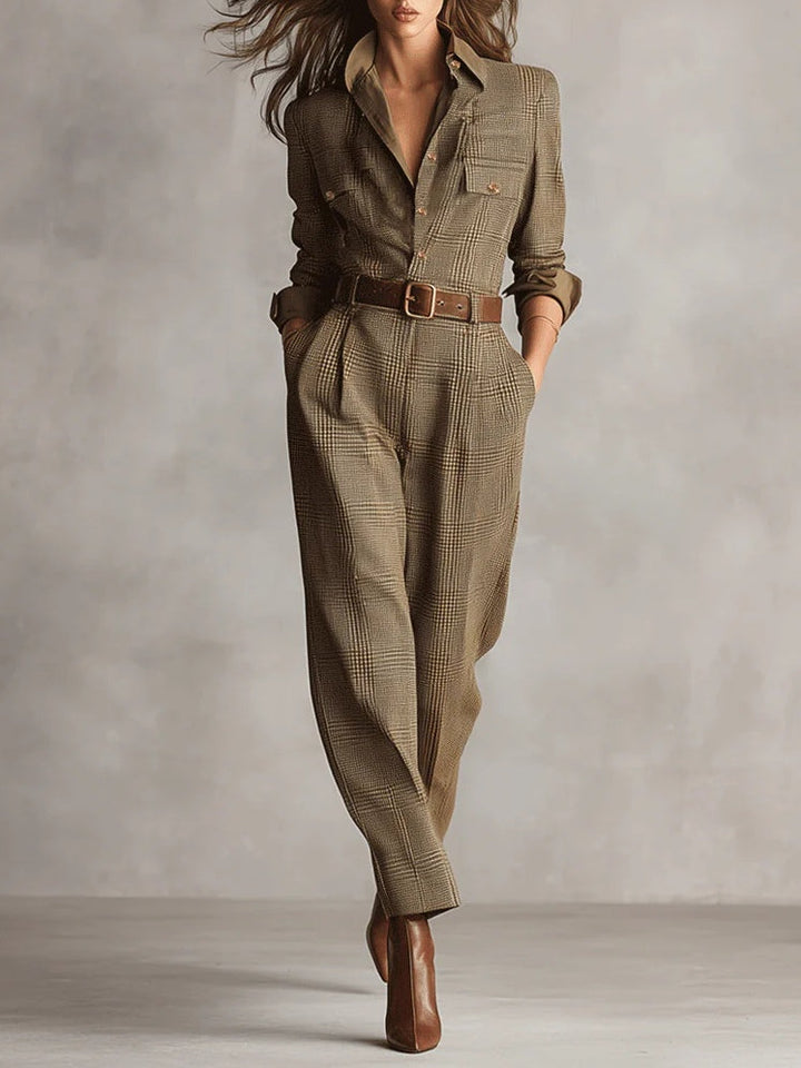 Anna™ - Rutete Stilig Jumpsuit