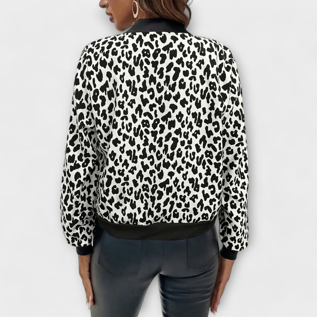 Raquel - Stilig leopardjakke