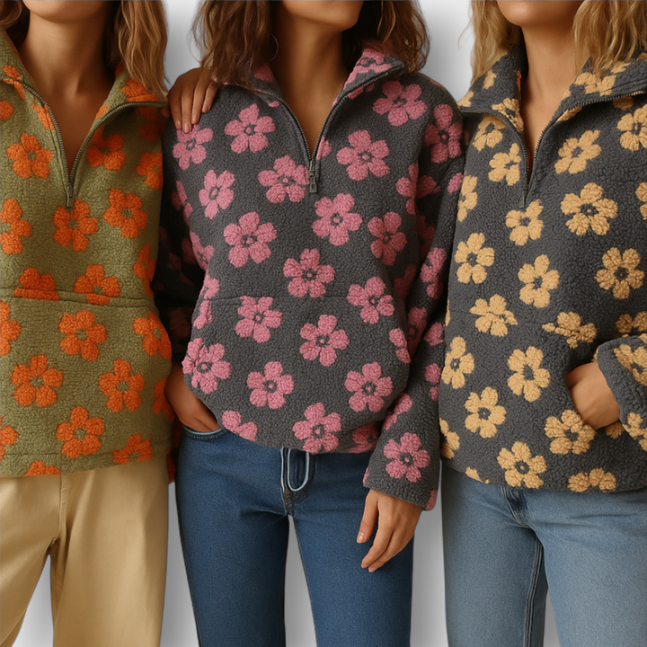 Daisy | Frotee-jakke Bloom