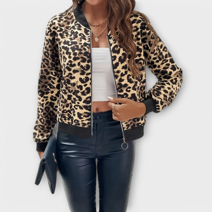 Raquel - Stilig leopardjakke