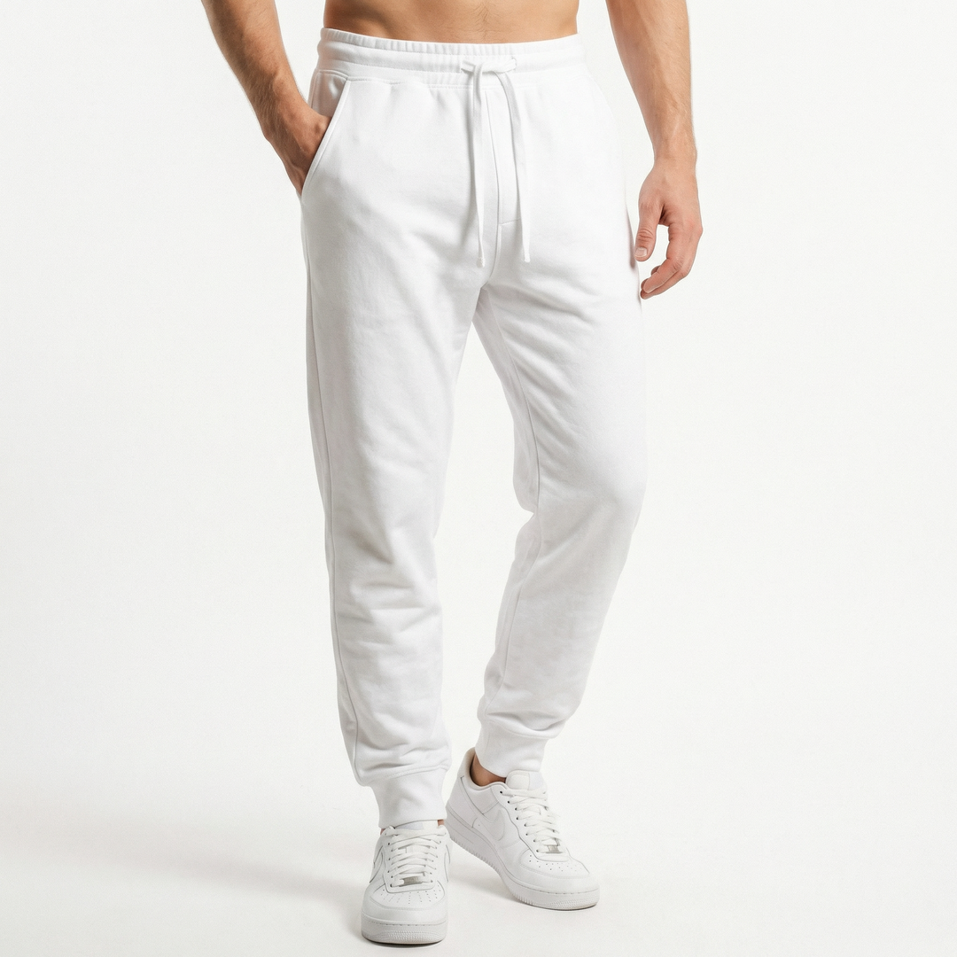 Høykvalitets herre fleece joggebukser