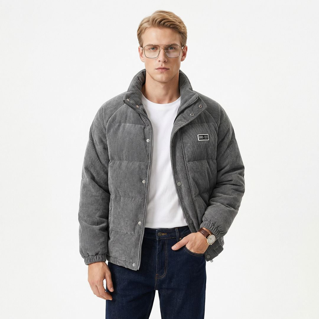 Herre corduroy jakke – Varme og stilige