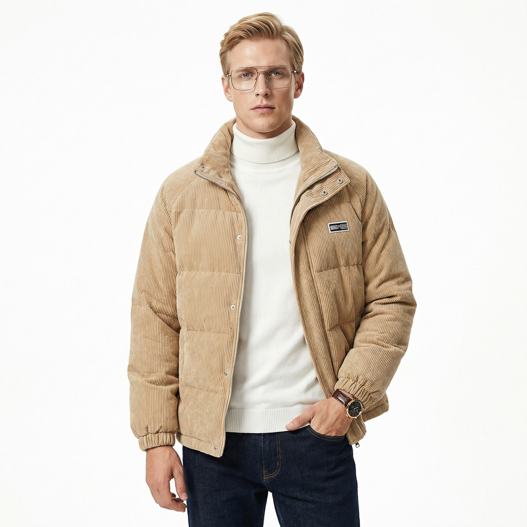 Herre corduroy jakke – Varme og stilige