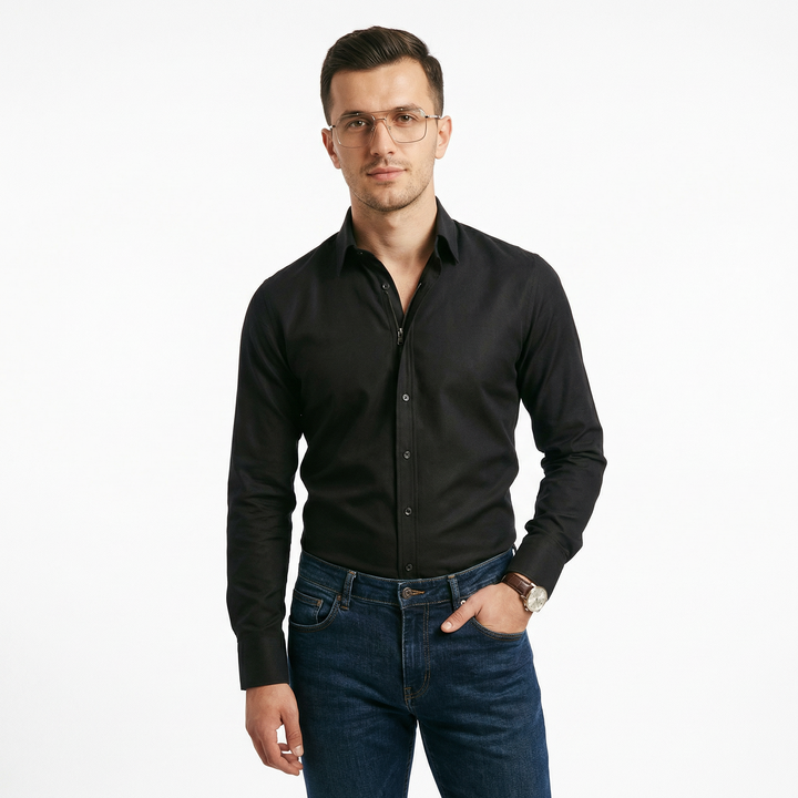 Arjan | Herre zip-iltapitkjorte