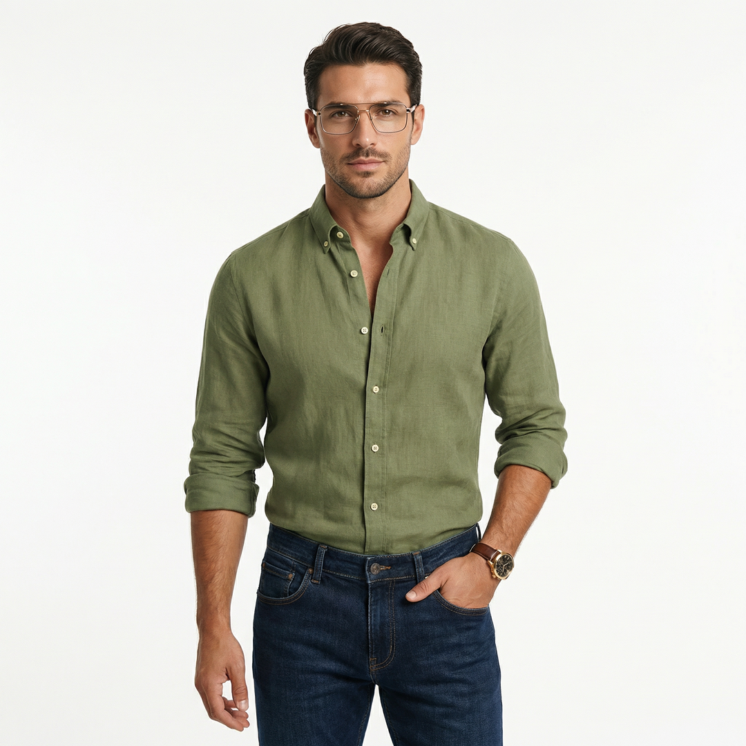Angus | Lin skjorte for menn