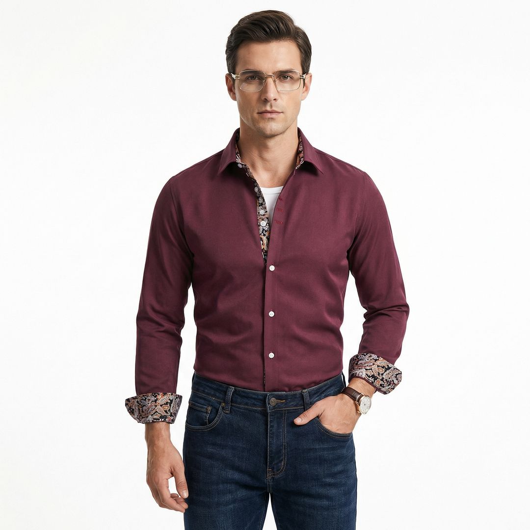 Gustav | Miehen Slim Fit Skjorte