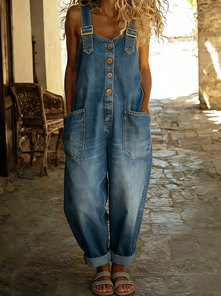 Juul | Denim Overall med justerbare stropper