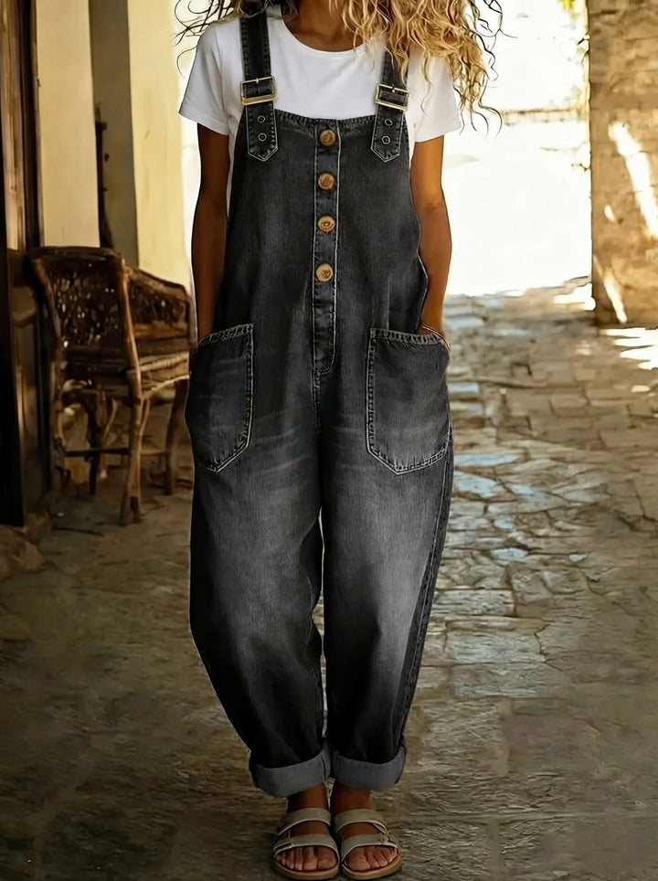 Juul | Denim Overall med justerbare stropper