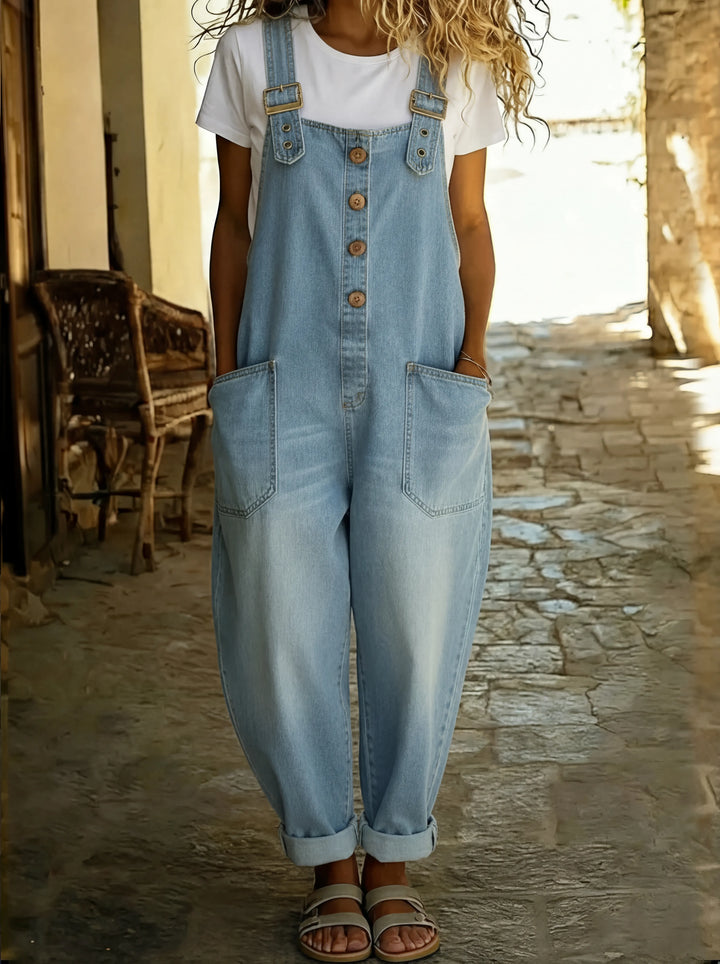 Juul | Denim Overall med justerbare stropper