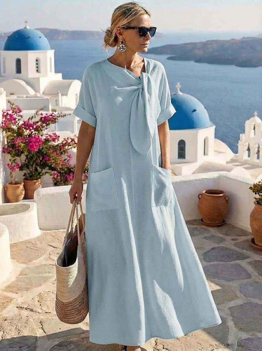 Fleur™ Elegant Kjole med Lommer