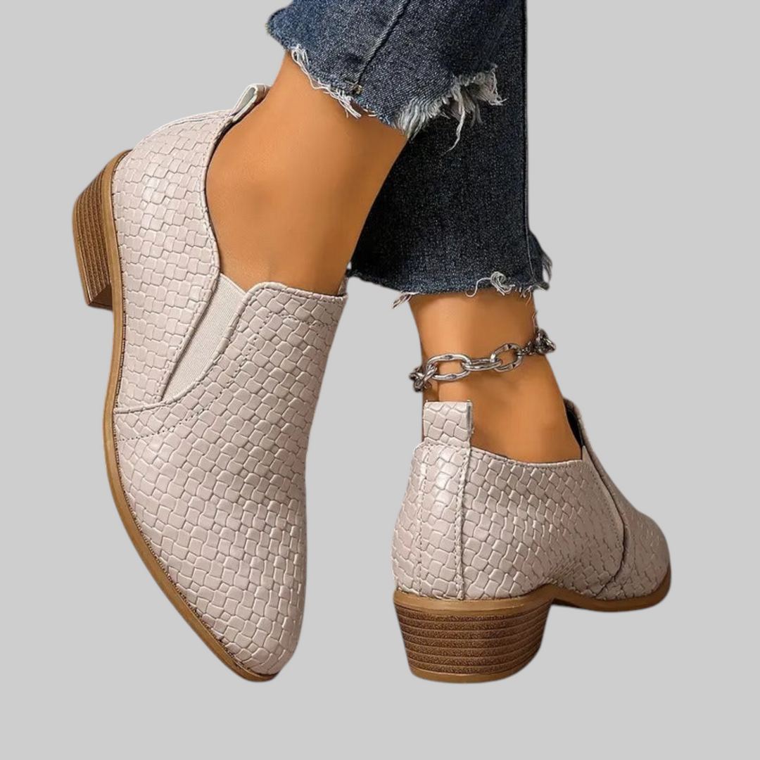 Alexandra | Ortopediske Oxford-lærsko | Premium-versjon
