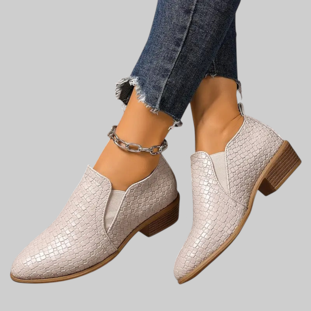 Alexandra | Ortopediske Oxford-lærsko | Premium-versjon