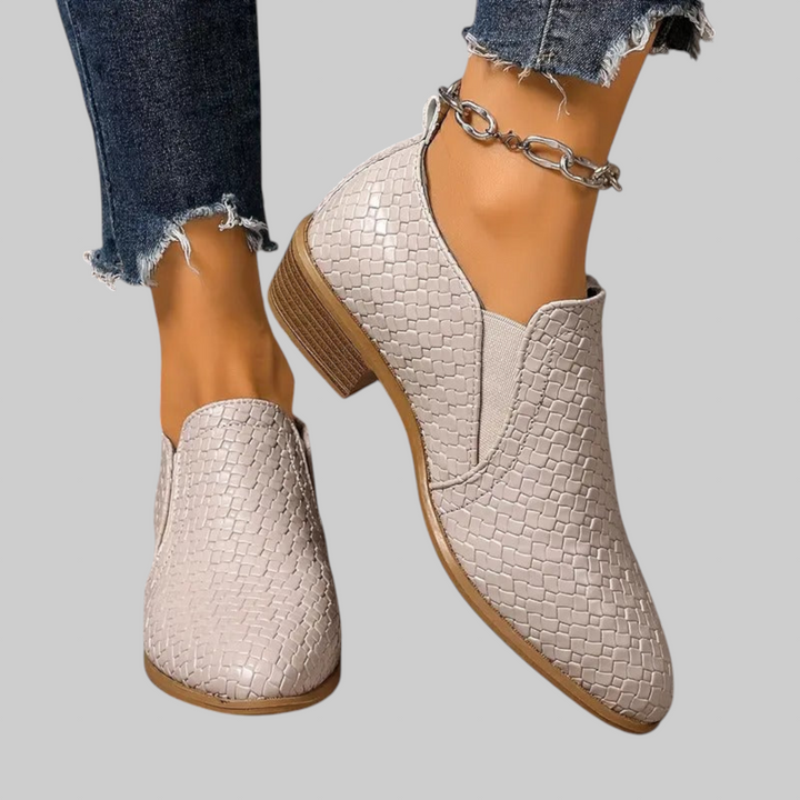 Alexandra | Ortopediske Oxford-lærsko | Premium-versjon