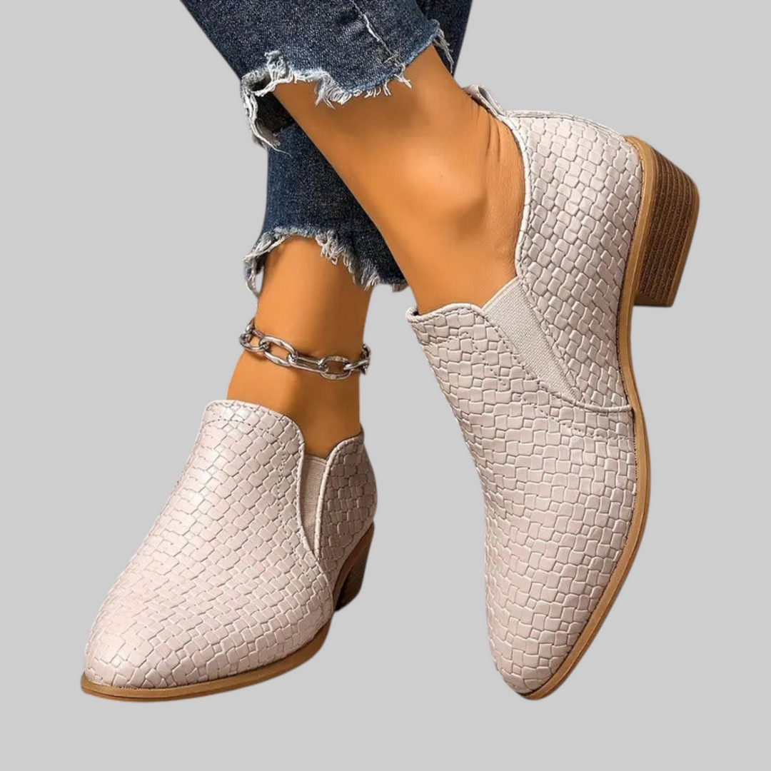 Alexandra | Ortopediske Oxford-lærsko | Premium-versjon