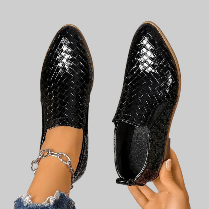 Alexandra | Ortopediske Oxford-lærsko | Premium-versjon